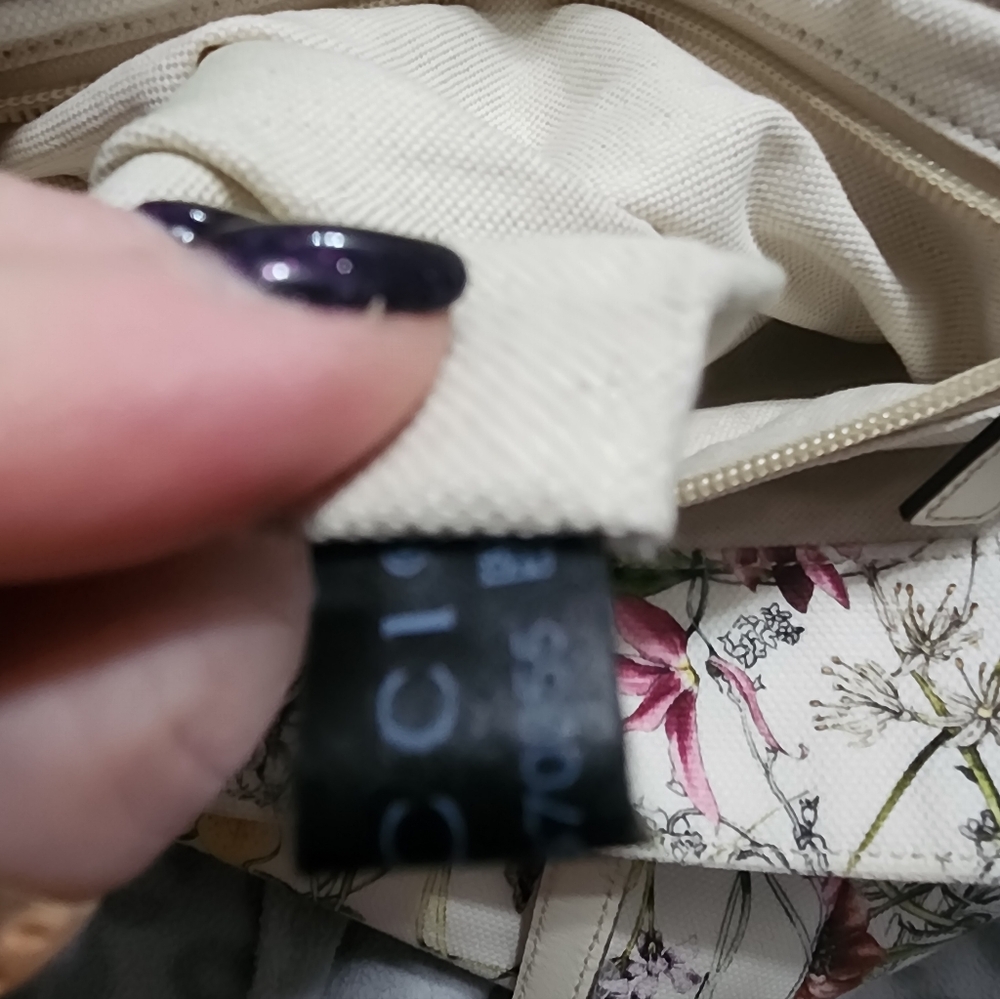 Gucci Floral Canvas Tote - Picture 10 of 12